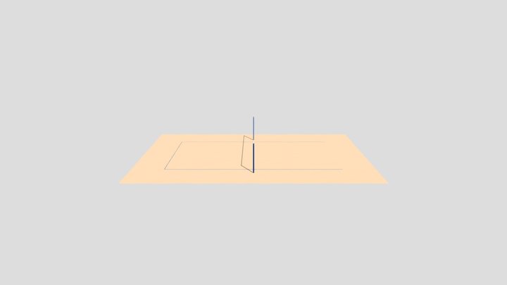 beach volyball x throwball 3D Model