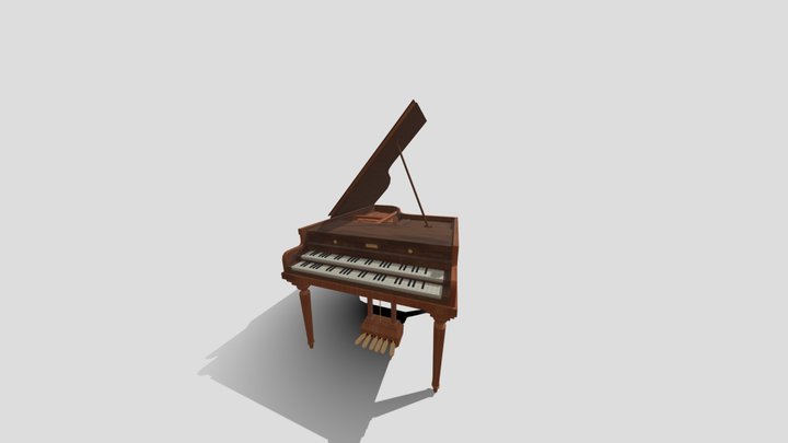 BP_Piano 3D Model