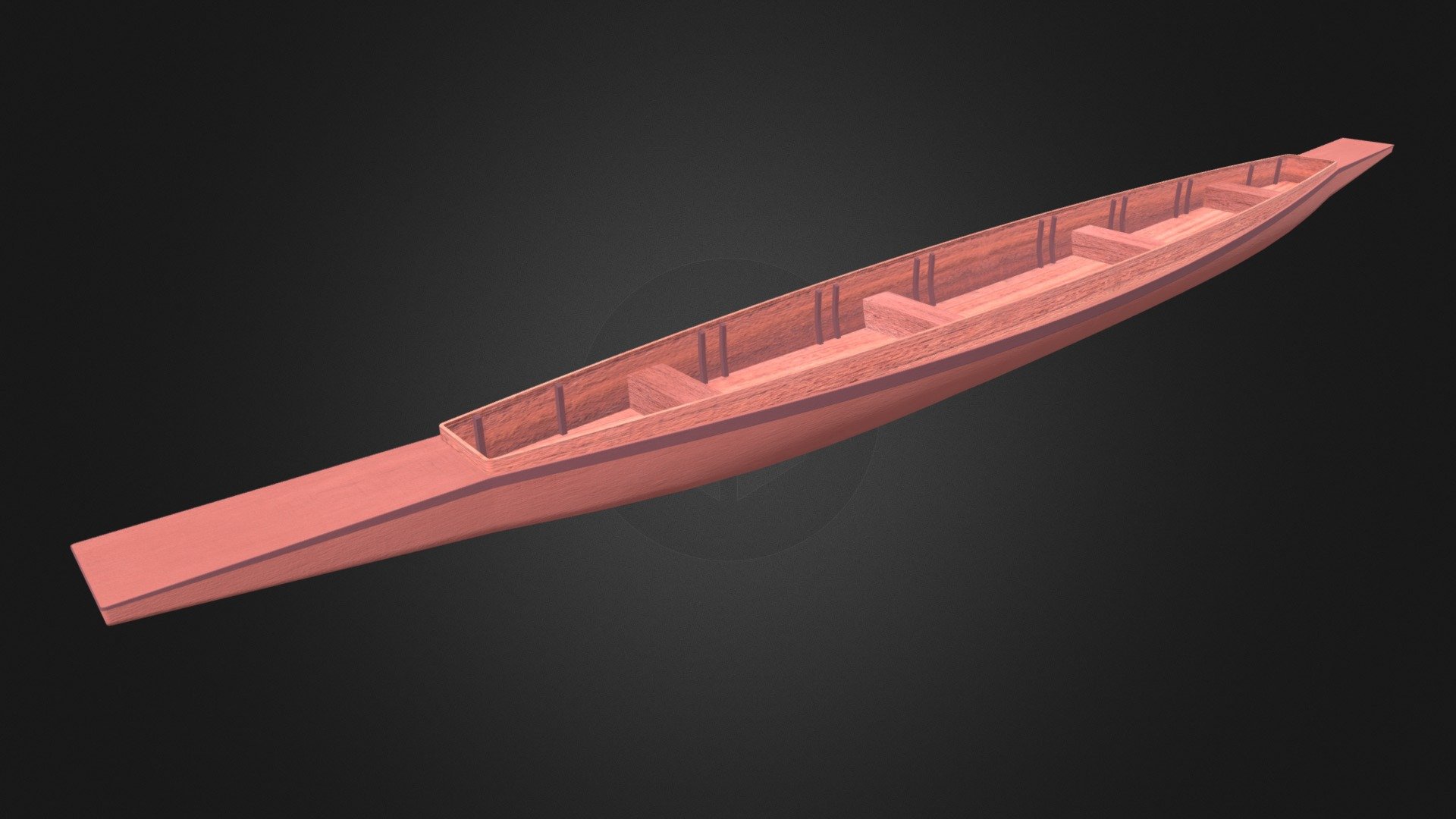 Thailand Floating Market Boat 02 - 3D model by nuralam018 [a141633