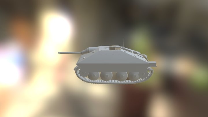 Hetzer Tank 3D Model