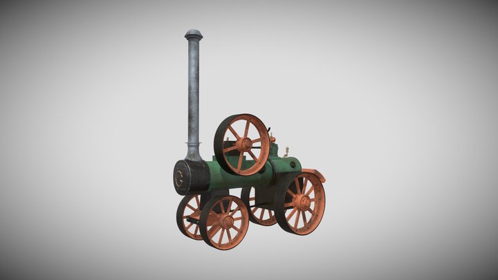 Locomotora UFRO 3D Model