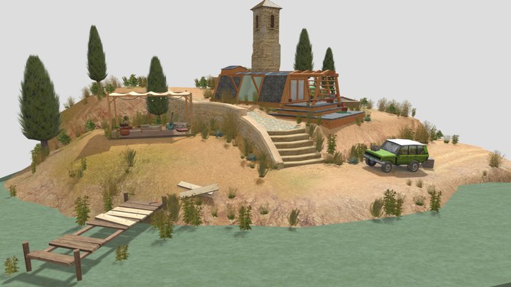 End Assignment Eco House 3D Model