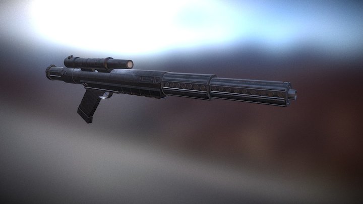 Blaster 3D Model