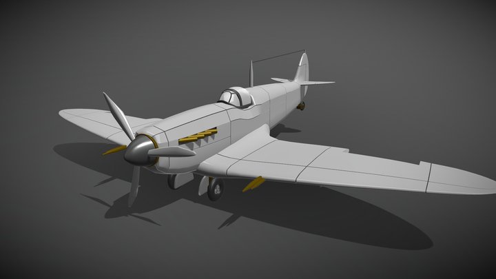 Spitfire 3D Model