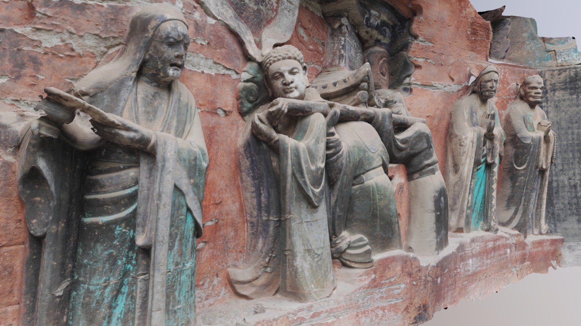Dazu Rock Carvings (Model 7)