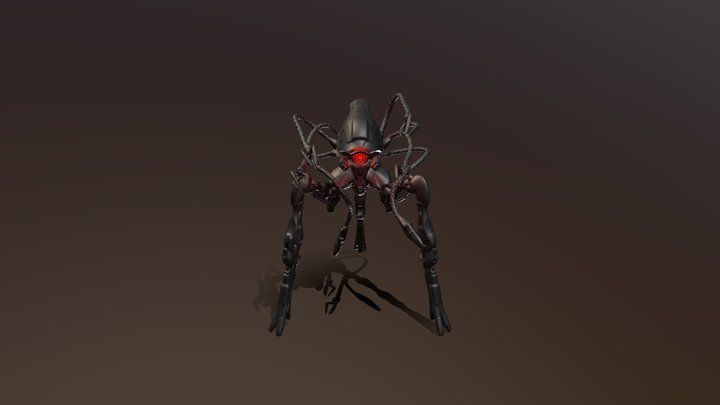 All Quiet on the Martian Front - Raider Tripod 3D Model