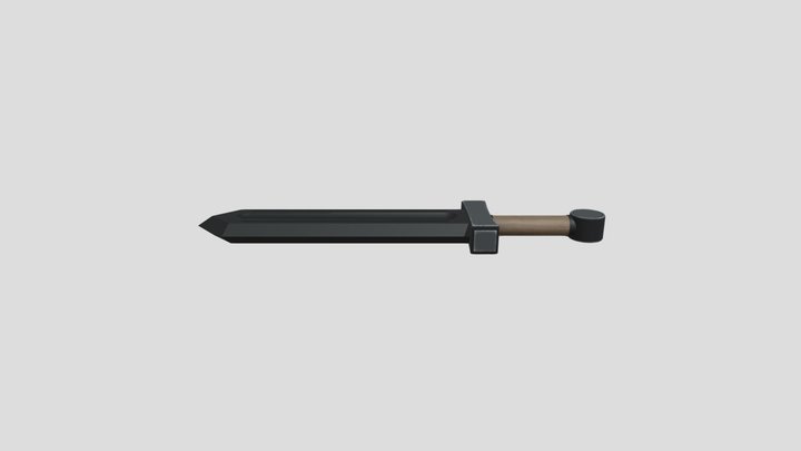 Iron sword 3D Model