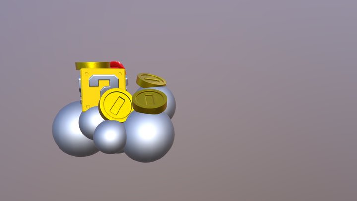 Mario Trophy 3D Model