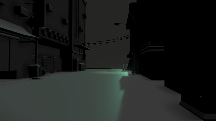 Asian Gateway Blocking 3D Model