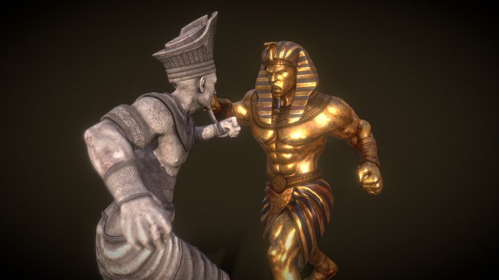 War of the Golems 3D Model