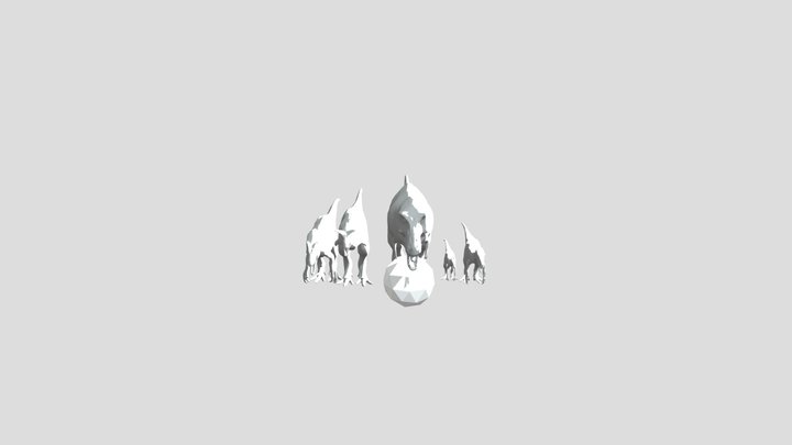 THE ISLE evrima dinosaurs 3D Model