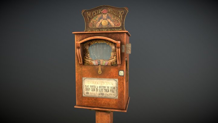 1920's Fortune Telling Mutoscope 3D Model