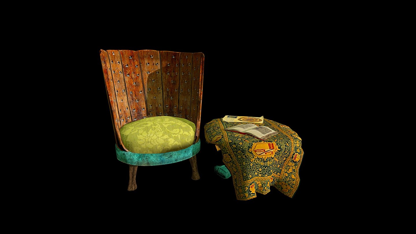 Reading Table and Chair