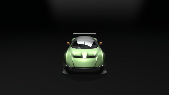 Aston Martin Vulcan Model 3D Model