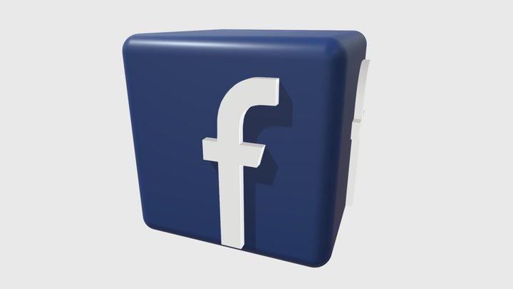Facebook Logo 3D