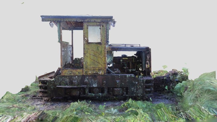 Daguan Locomotive 3D Model