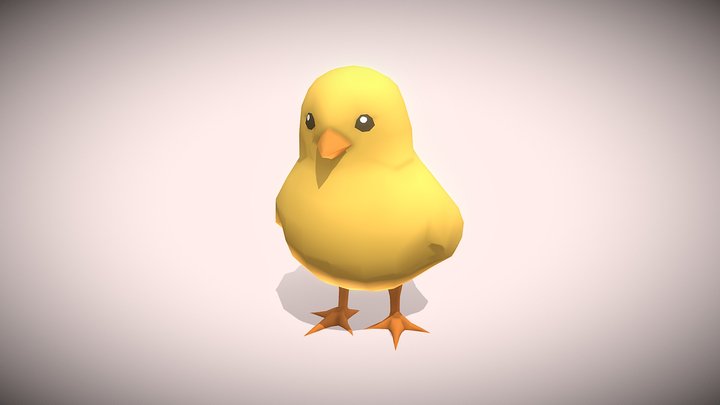 愛らしいひよこ 3D Model