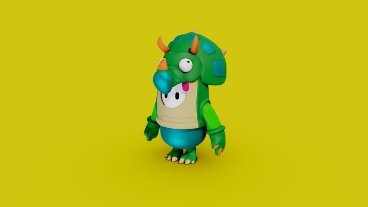Fall Guys Trice skin – Modello 3D gratuito STL