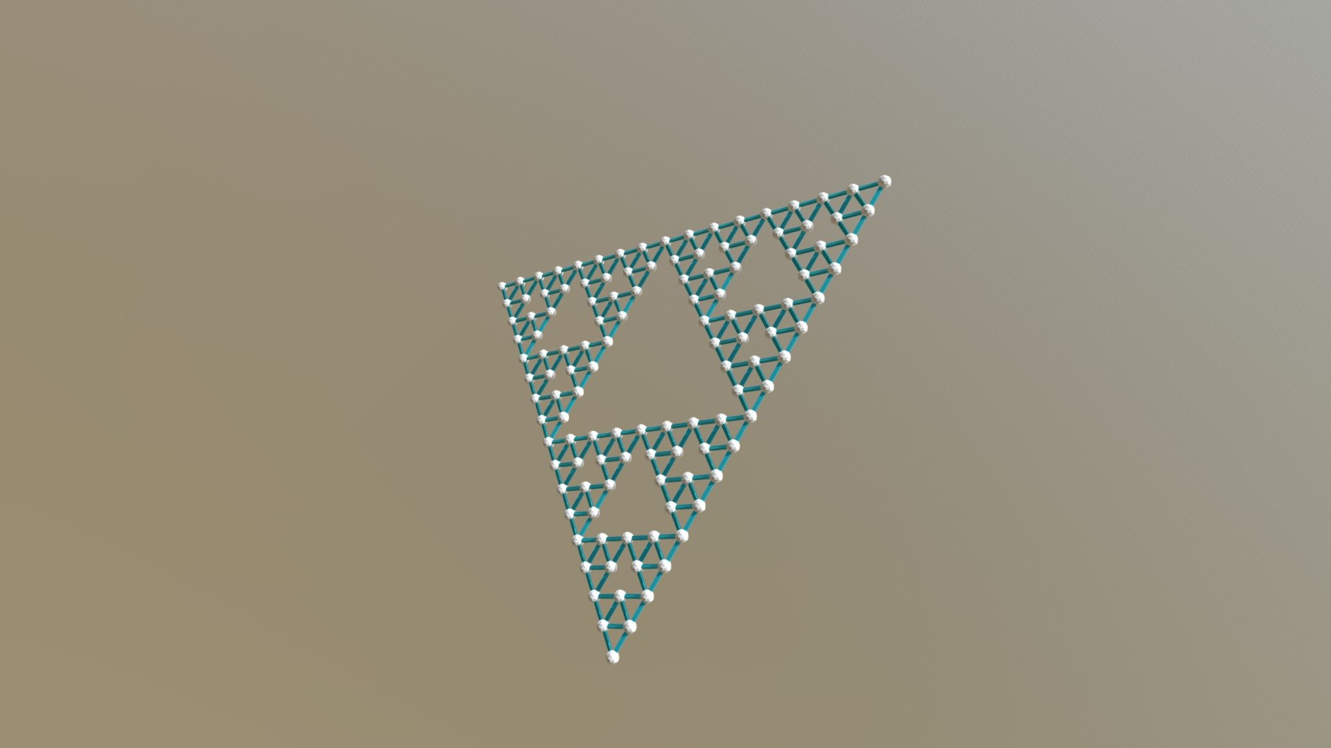 123.243.1 Sierpinski Gasket Large - 3D model by Zometool [a14a680 ...