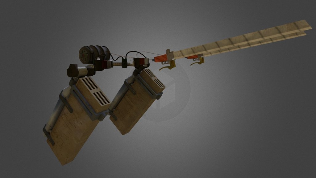 3d Maneuver Gear 3d Model By Blenderbug Blenderbug A14b9 Sketchfab