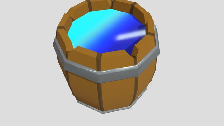 Barrel V2.2 Class Many Textures 3D Model