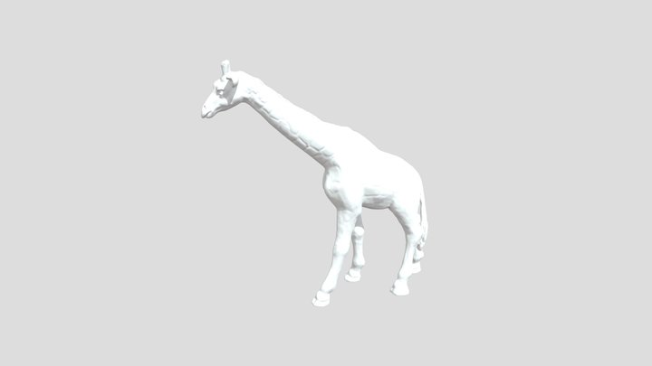 Giraffe printable 3D Model