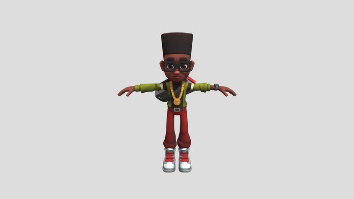 Fresh - Hoverboard Heroes 3D Model