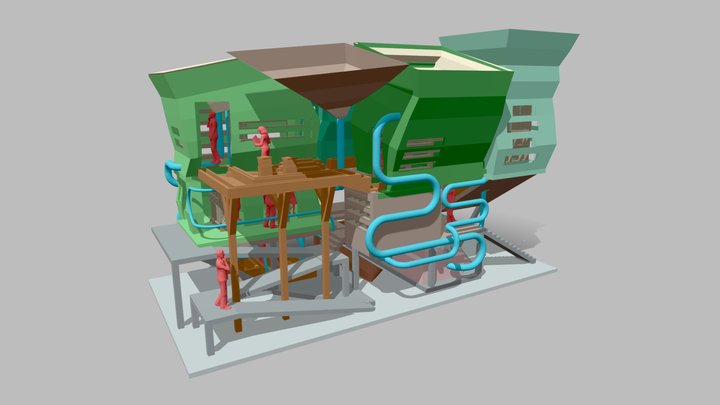 Artificial Organism 3D Model