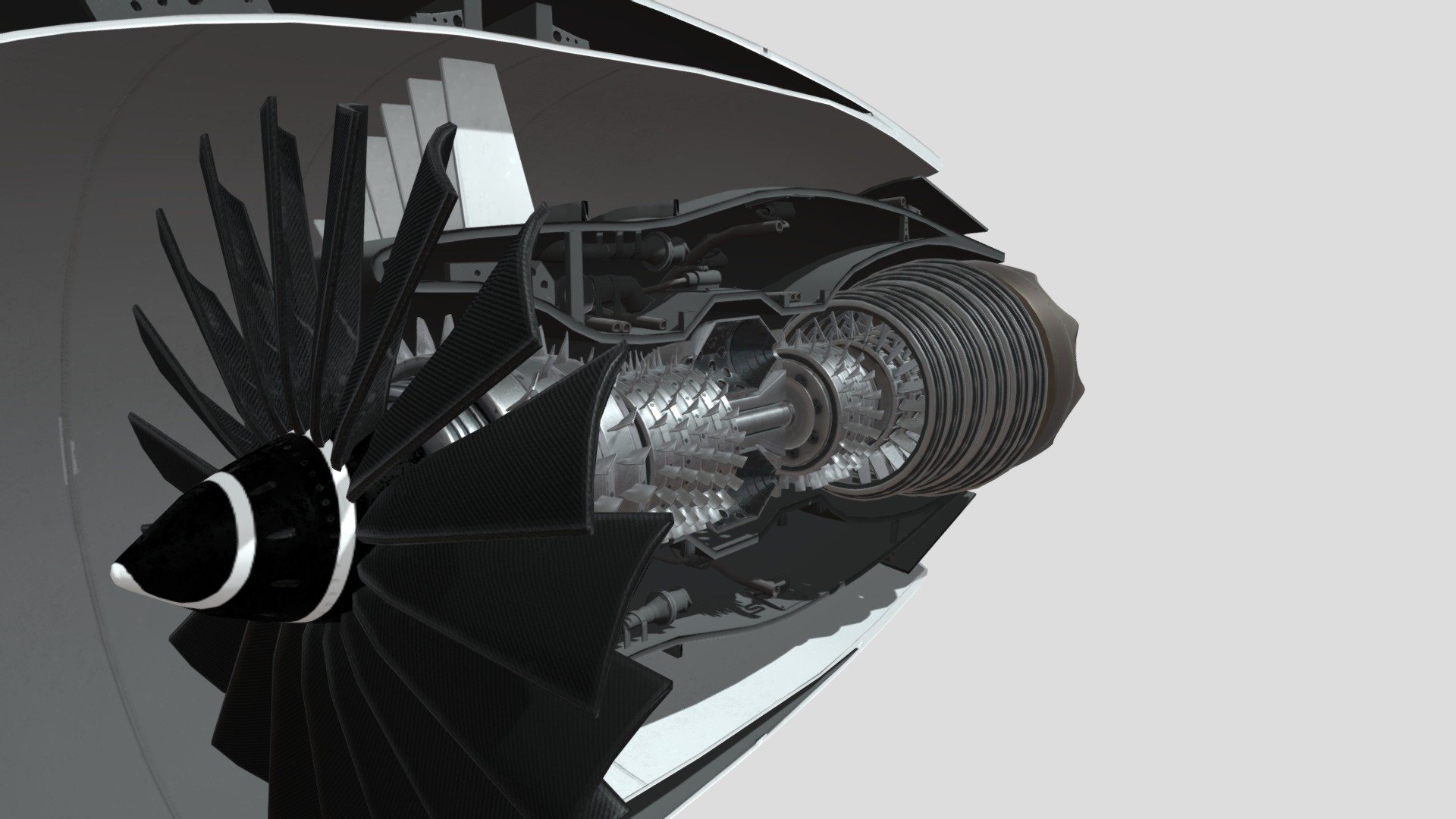 Rotating Jet Engine - 3D model by khalidjoy63 [a14efe4] - Sketchfab