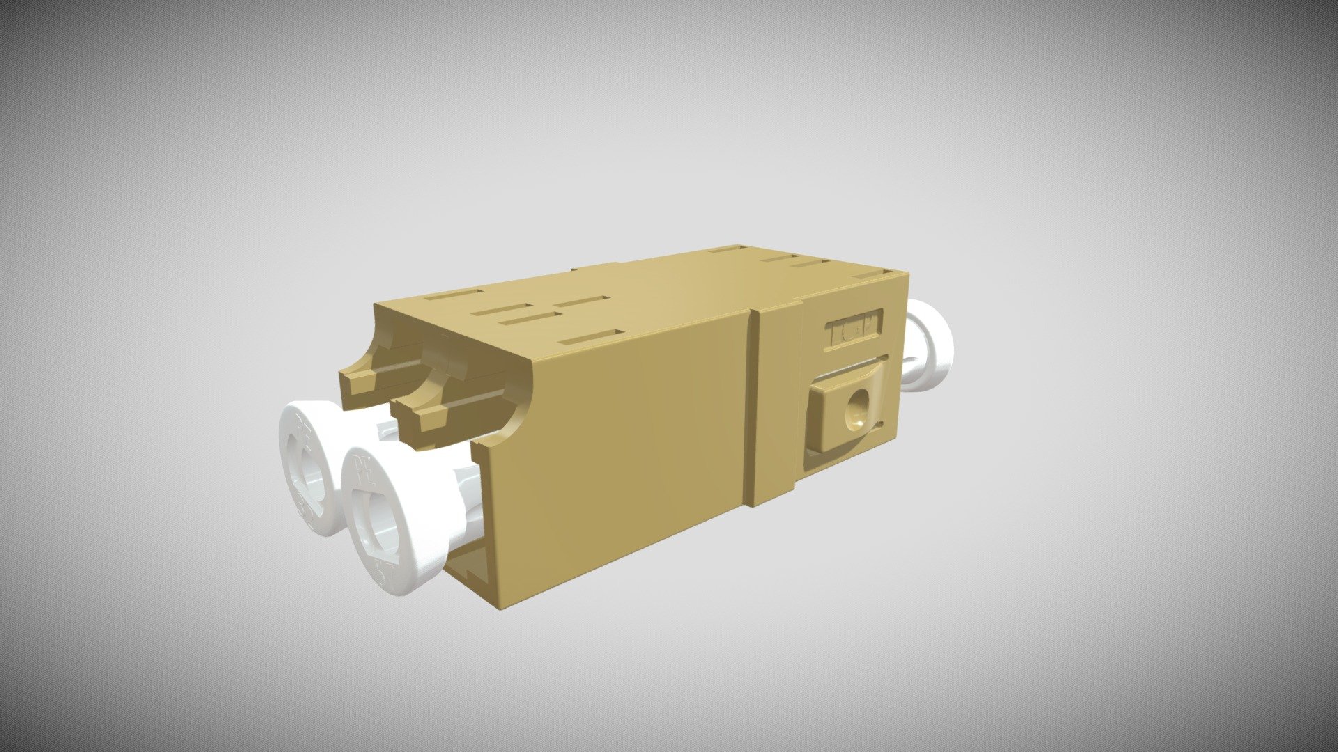 LC,MM Duplex ADAPTER - 3D model by PolyCab (@hardik15) [a150d44 ...