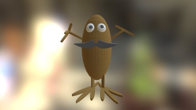 potatoman 3D Model