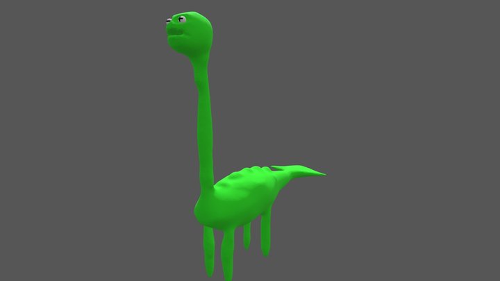 goofy dinosuar 3D Model
