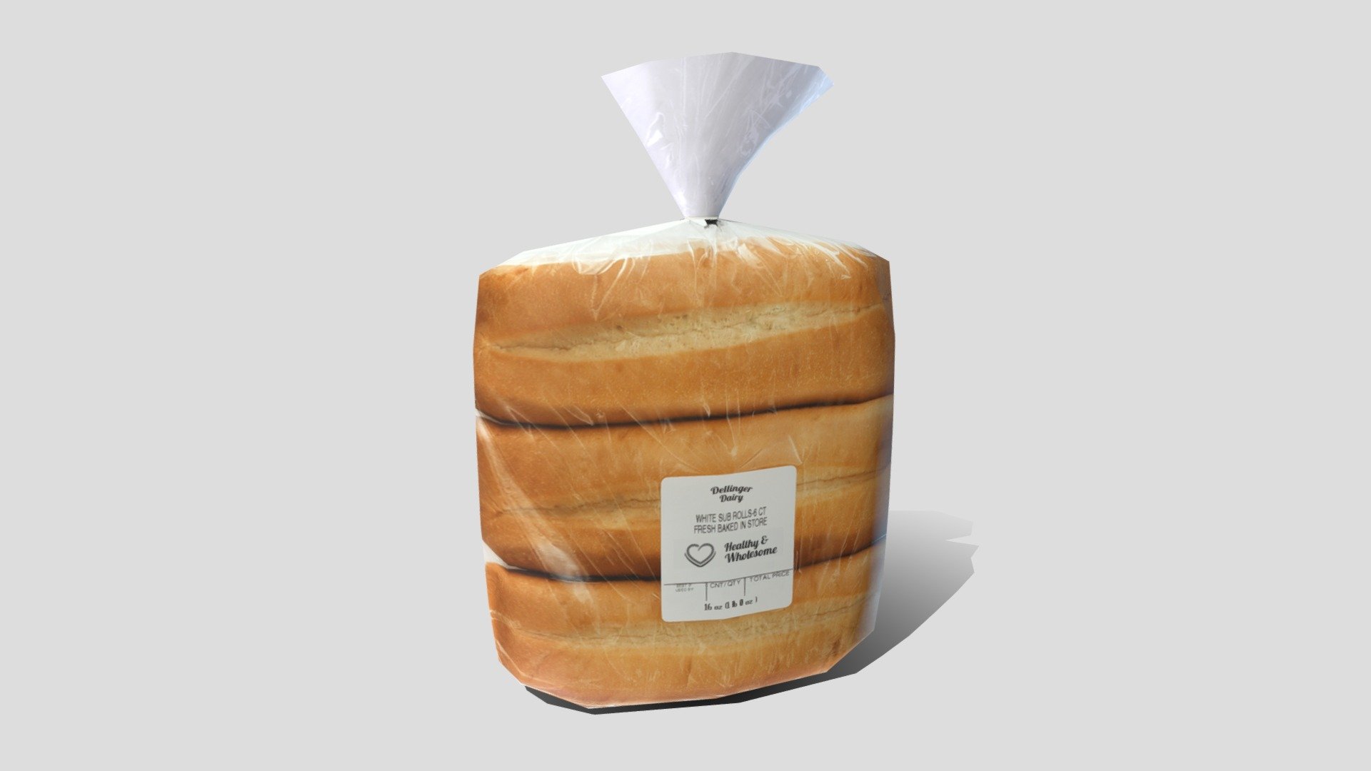 Packaged Sub Rolls - Buy Royalty Free 3D model by MW 3D (@mw3dart ...