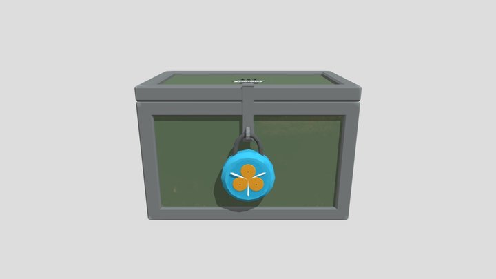 Ammo Crate Animation 3D Model