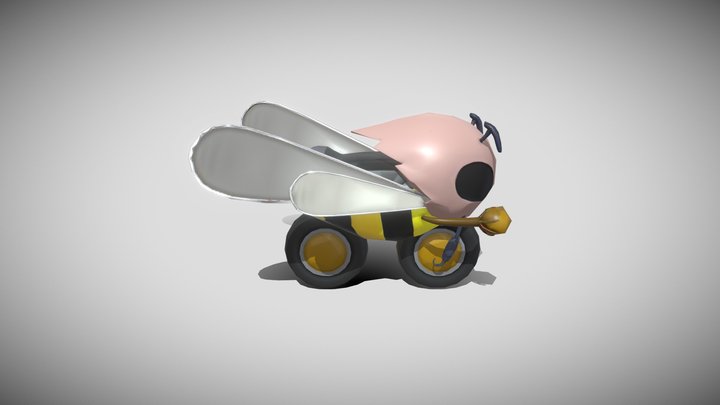 Moto Lowpoly 3D Model