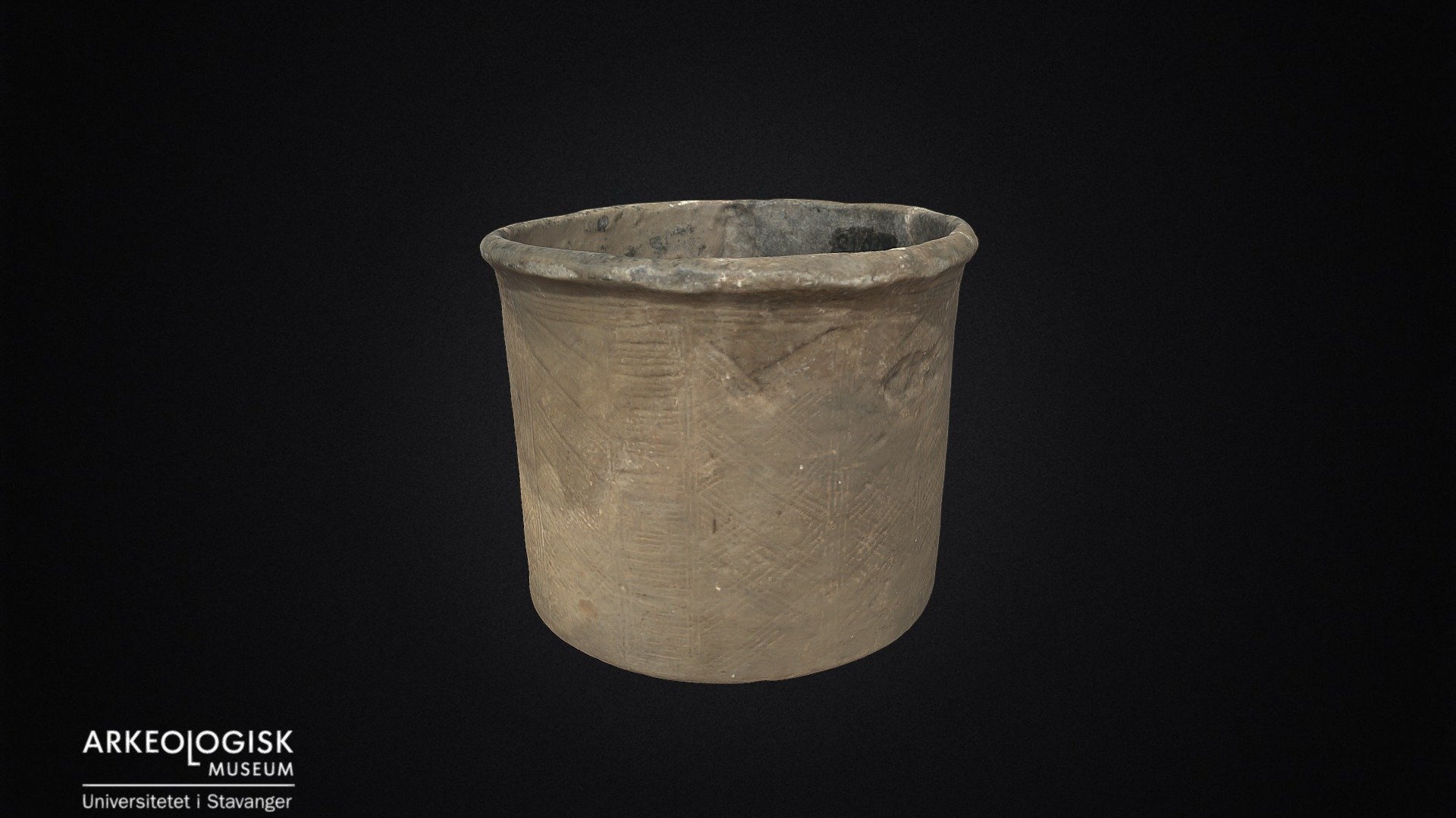 Clay pottery from the migration period.