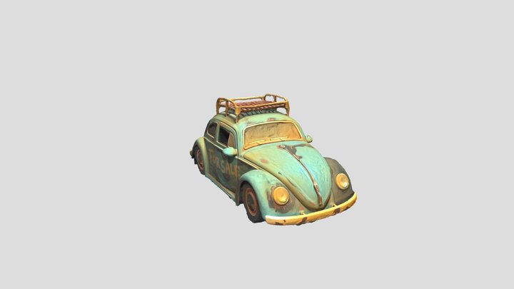Beetle-toy-car 3D Model