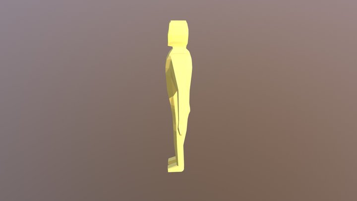 Low Poly Guy 3D Model