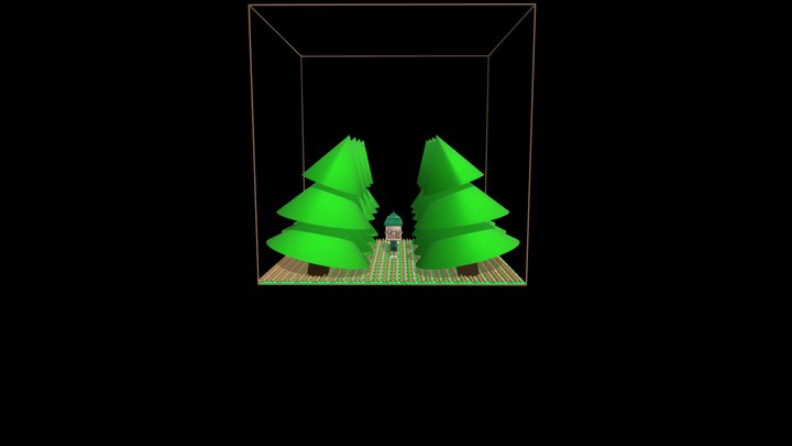 Ponas "Giliukas" pasiklydęs miške 3D Model