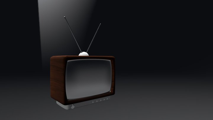 70's TV 3D Model