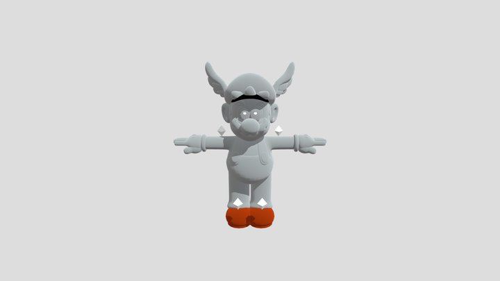 N64 Era Mario Rig Release 3D Model