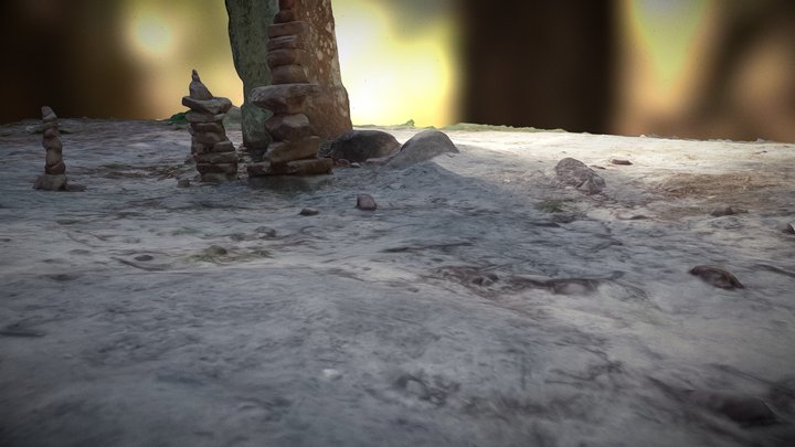 Bornes Saint-Martin 3D Model
