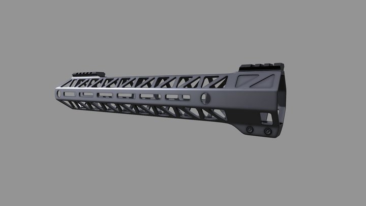 Timber Creek Style AR-15 M4 M16 Rifle Handguard – Kostenloses 3D-Modell STL