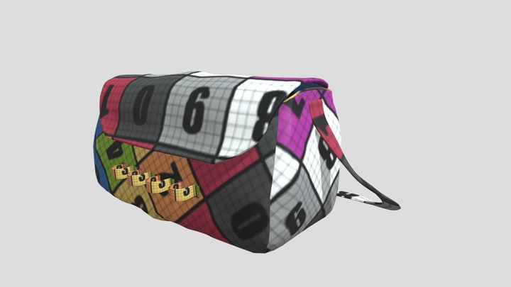 P1B Leather Bag (Hi-Poly) 3D Model