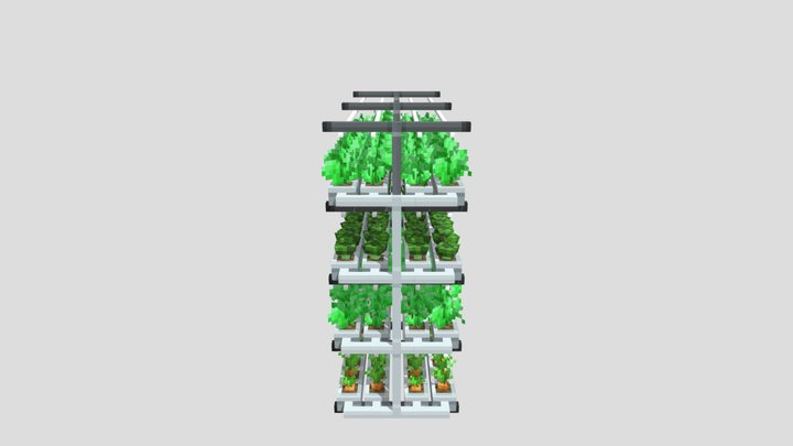 Hydroponics 3D Model