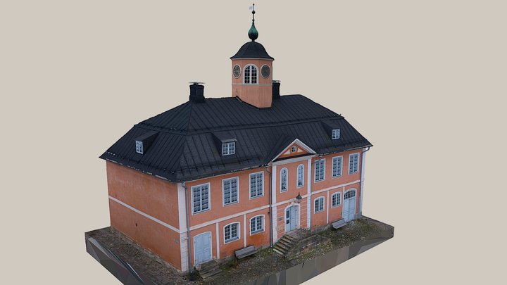 Fotogrammetria Porvoon Raatihuone 3D Model