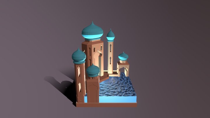 The Voyages Of Sinbad Cubeworld Test 2 3D Model