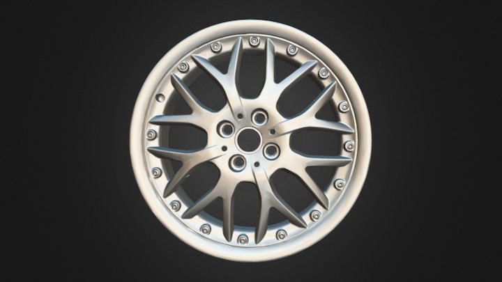 3D Scanned Wheel 3D Model