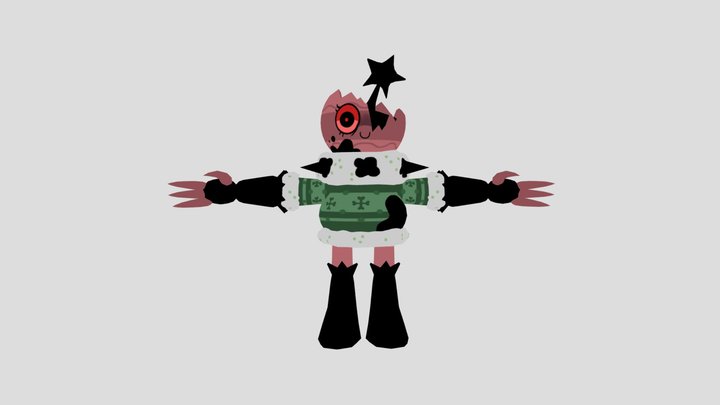 Twisted Bobette (Dandy's world) 3D Model