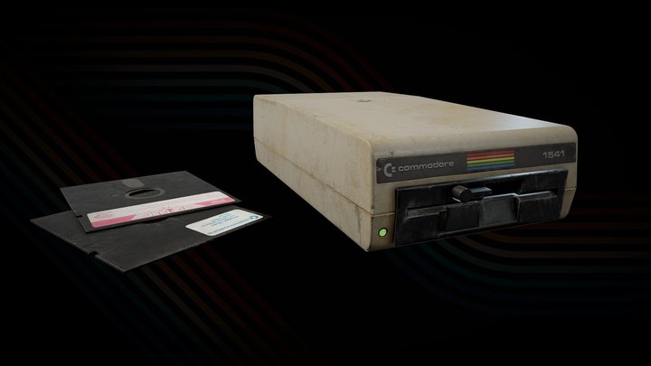 Commodore 1541 Drive 3D Model